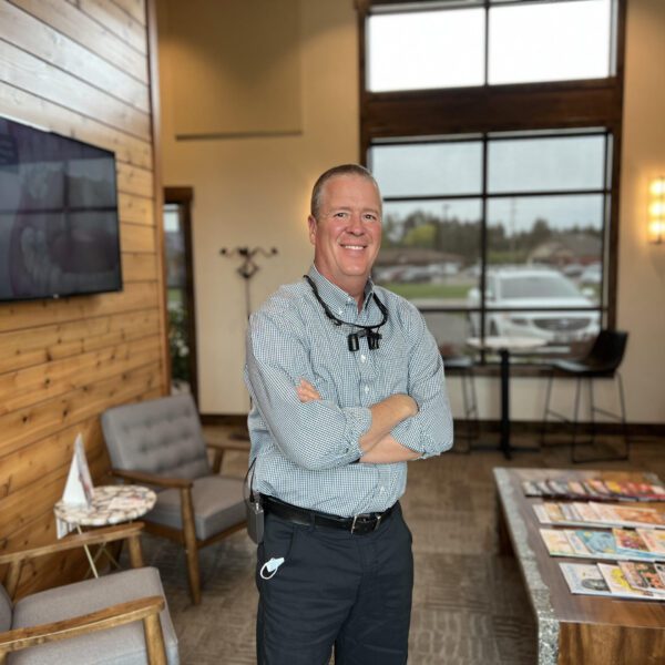 Dr Ronald Jarvis, DDS In waiting room - Great Northern Dental Care, PC - Your Dental Home in Kalispell MT Specializing in Cosmetic Dentistry, Family Dentistry, Emergency Dentistry, Dental Implants, and Clear Aligners